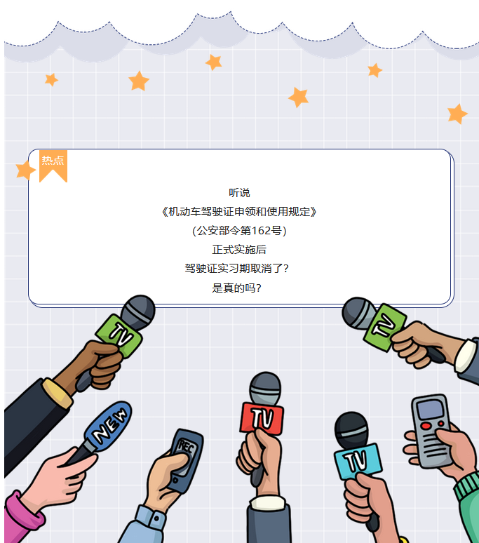 【济宁大运河驾校】新规实施后驾驶证实习期到底还有没有？ (图1)